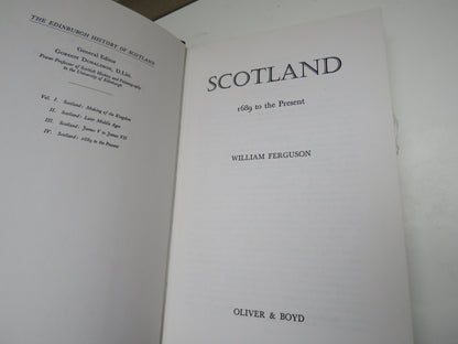 Scotland 1689 To The Present By William Ferguson 1977 book image 3