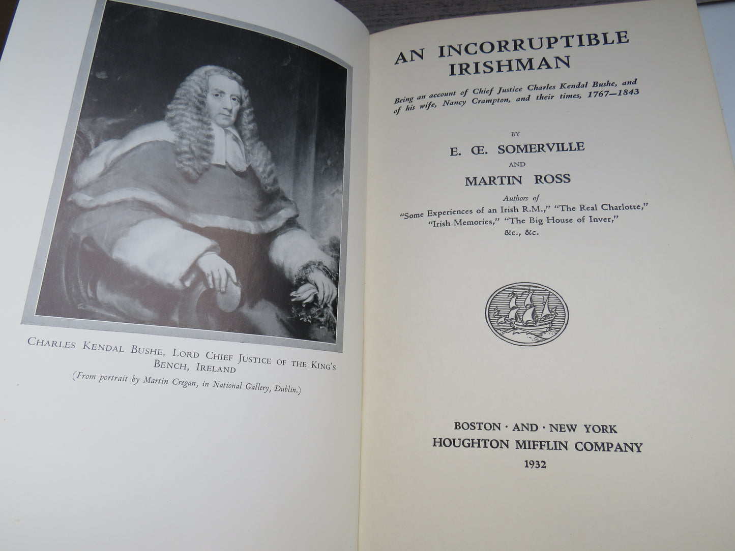 An Incorruptible Irishman By E. OE. Somerville and Martin Ross 1932