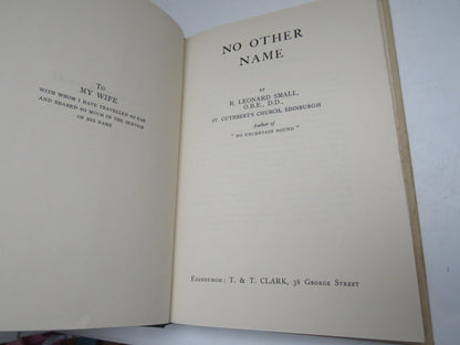 No Other Name By R. Leonard Small 1966 Vintage Book book image 3