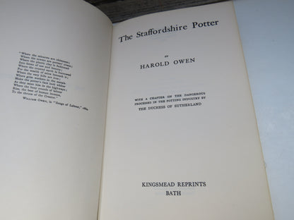 The Staffordshire Potter By Harold Owen 1970