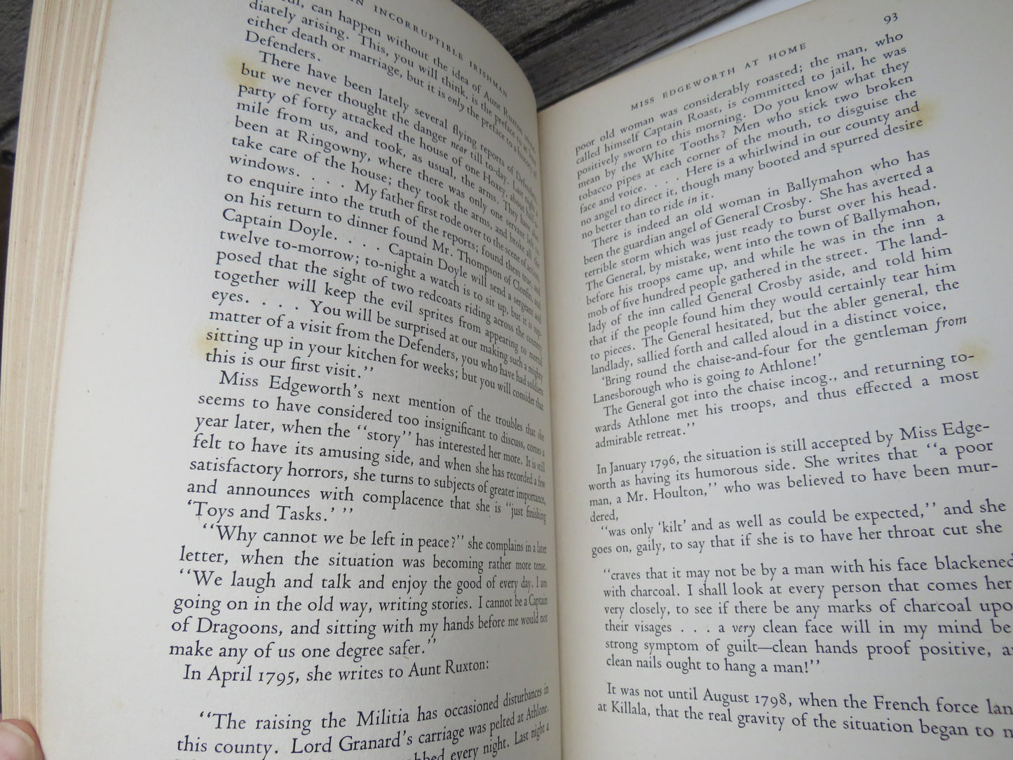An Incorruptible Irishman By E. OE. Somerville and Martin Ross 1932 1st Edition