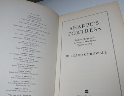 Sharpe's Fortress by Bernard Cornwell, 1999 book image 3