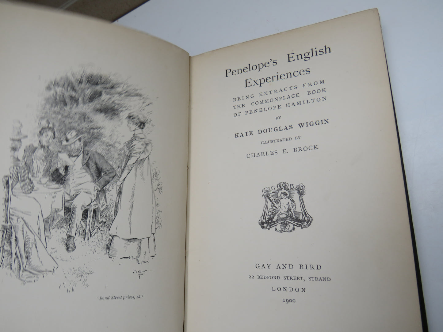 Penelope's English Experiences Being Extracts From The Commonplace Book Of Penelope Hamilton by Kate Douglas Wiggin 1900