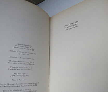 Sharpe's Fortress by Bernard Cornwell, 1999 book image 4
