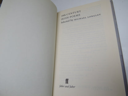 20th-Century Irish Poems Selected By Michael Longley 2002 1st Edition book image 3