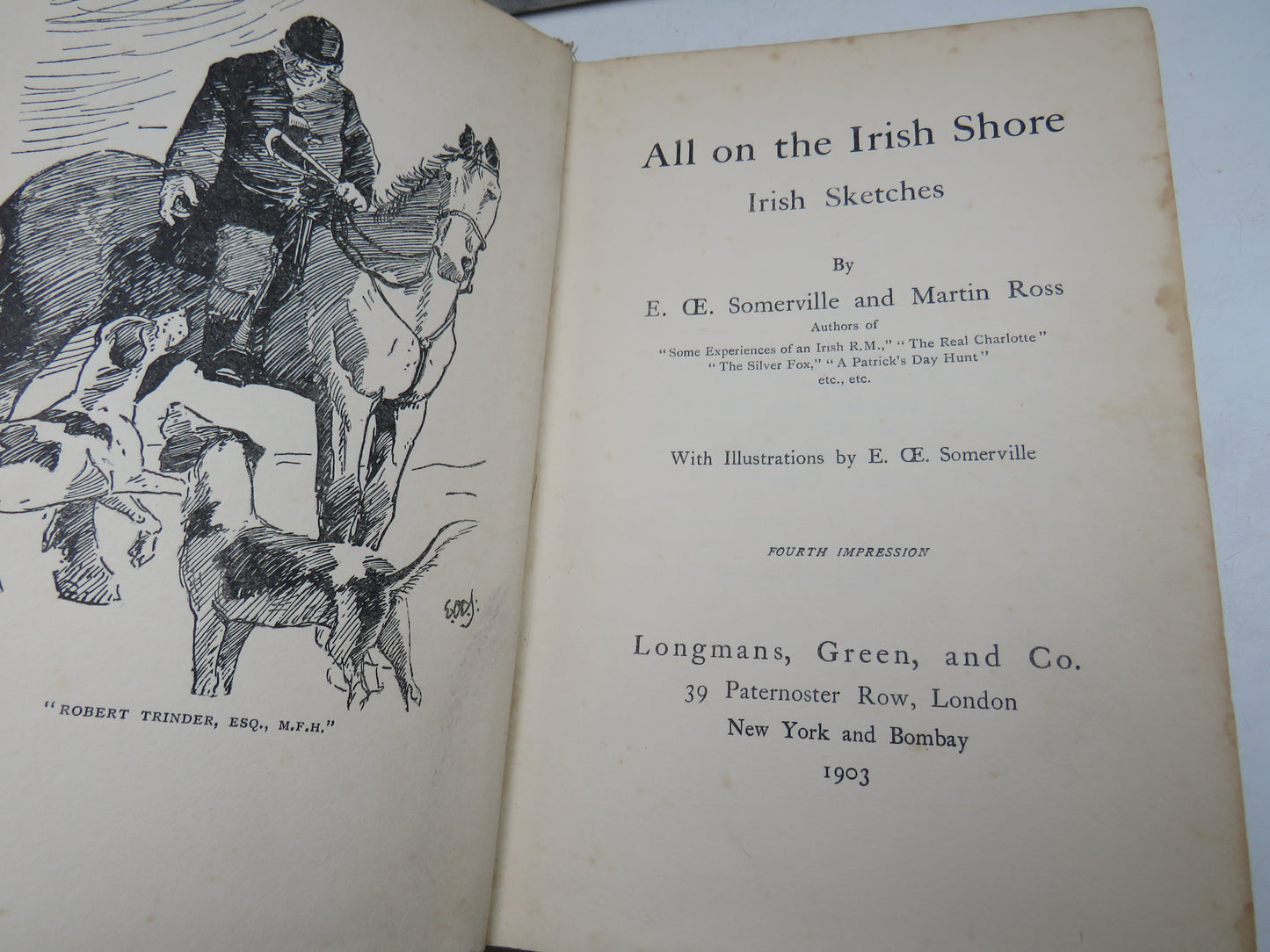 All On The Irish Shore Irish Sketches By E. OE. Somerville and Martin Ross 1903