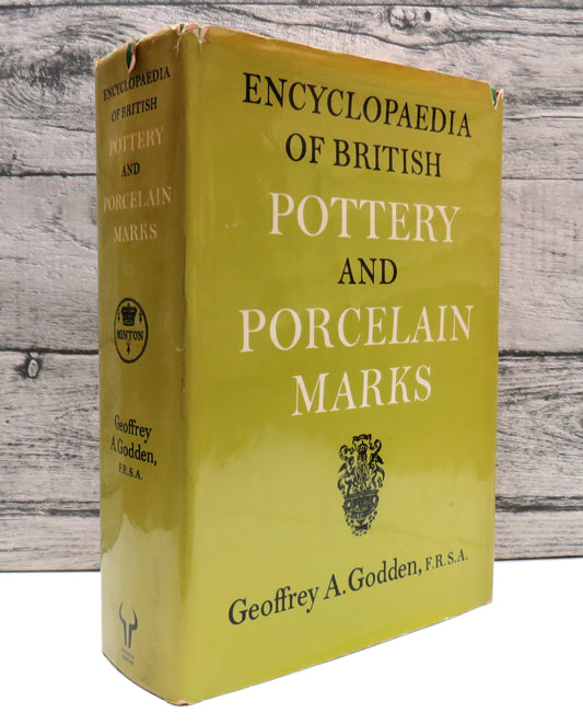 Encyclopaedia of British Pottery and Porcelain Marks By Geoffrey A. Godden 1979