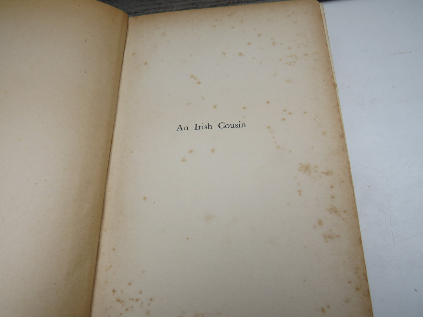 An Irish Cousin By E. OE. Somerville and Martin Ross 1903 New and Revised Edition