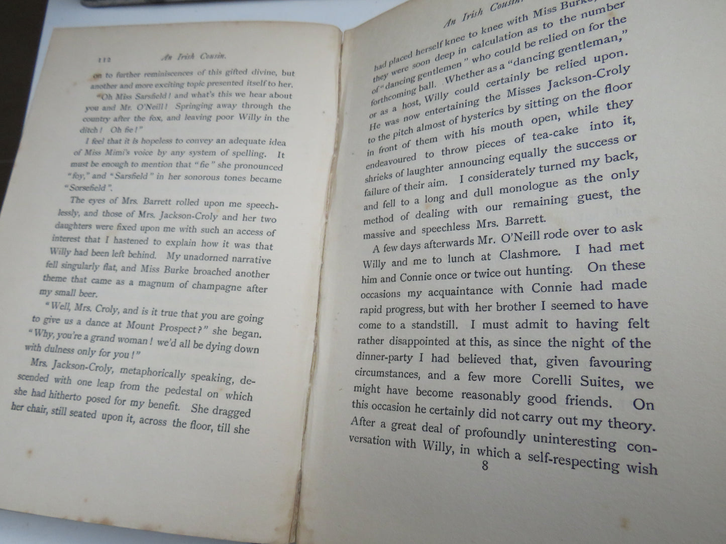 An Irish Cousin By E. OE. Somerville and Martin Ross 1903 New and Revised Edition