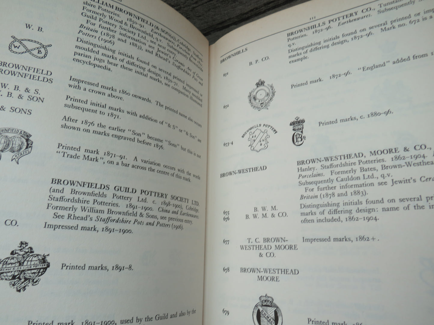 Encyclopaedia of British Pottery and Porcelain Marks By Geoffrey A. Godden 1979