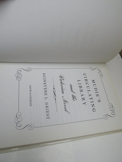 Mudie's Circulating Library and The Victorian Novel By Guinevere L. Griest 1970 book image 4