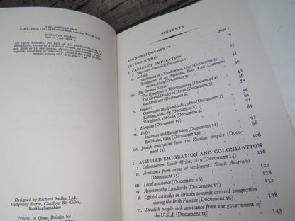 Emigration From Europe 1815-1914 Select Documents Edited By Charlotte Erickson 1976 book image 5