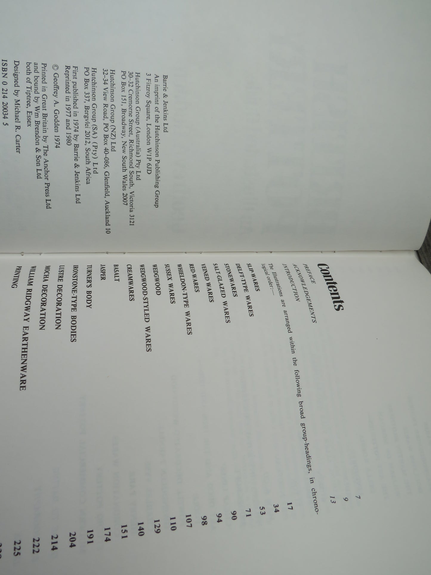 British Pottery An Illustrated Guide By Geoffrey A. Godden 1980