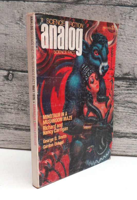 Minotaur In A Mushroom Maze by Richard & Nancy Carrigan (Vintage Fantasy Adventure, 1976)