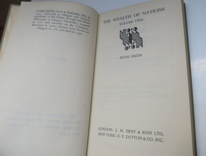 The Wealth of Nations Volume 2 by Adam Smith, 1938 book image 5