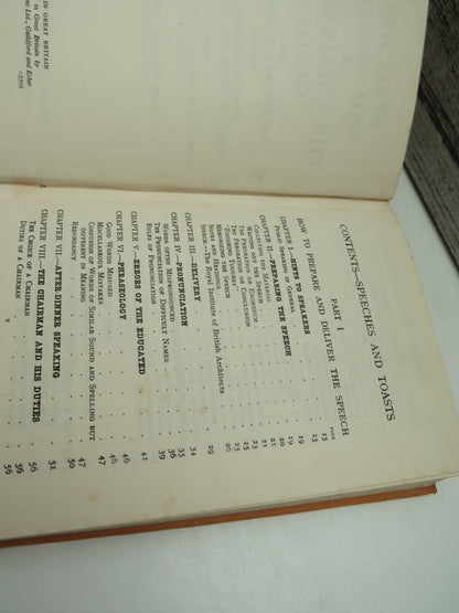 Speeches & Toasts and the Chairman's Guide by Leslie F. Stemp & Frank Shackleton (Public Speaking &  book image 4