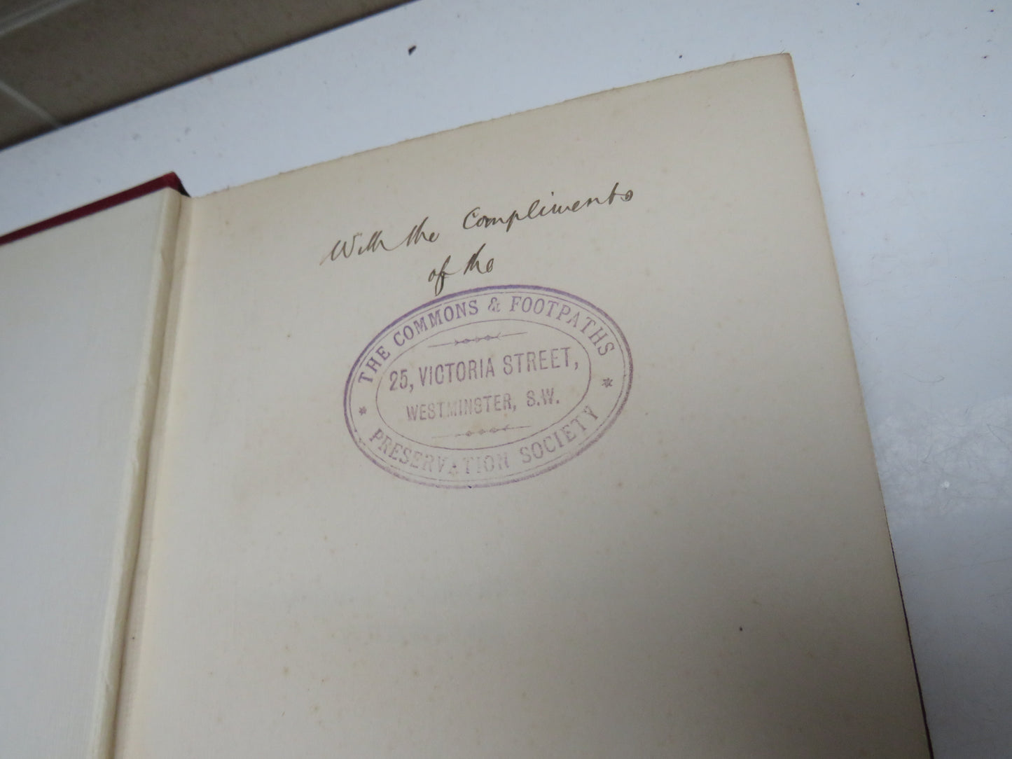 Commons, Forests and Footpaths The Story of the Battle During The Last Forty-Five Years For Public Rights Over The Commons, Forests and Footpaths of England and Wales By Lord Eversley 1910