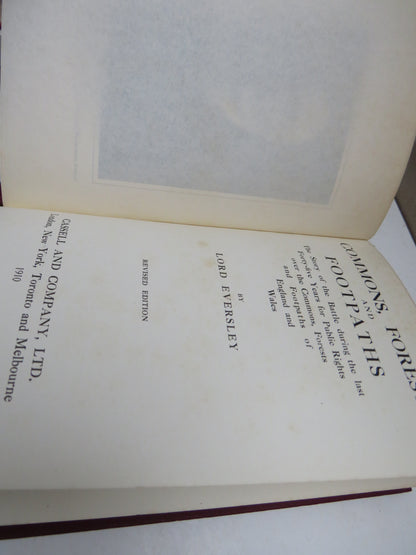 Commons, Forests and Footpaths The Story of the Battle During The Last Forty-Five Years For Public R book image 4