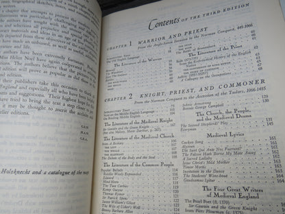The Literature of England An Anthology and a History Volume One 1947