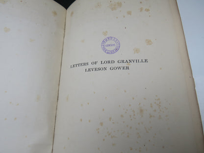 Lord Granville Leveson Gower (First Earl Granville) Private Correspondence 1781 to 1821 In Two Volum book image 5
