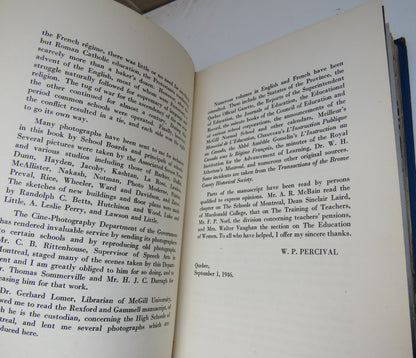 Across The Years, A Century of Education in the Province of Quebec by Walter Pilling Percival, 1946 book image 5