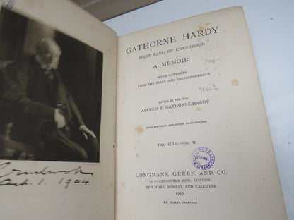 Gathorne Hardy First Earl of Cranbrook A Memoir With Extracts From His Diary and Correspondence Edit book image 8