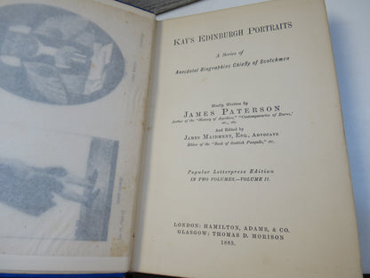 Kay's Edinburgh Portraits A Series of Anecdotal Biographies Chiefly of Scotchmen Mostly Written By J book image 6