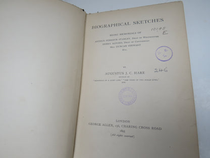 Biographical Sketches Being Memorials of Arthur Penrhyn Stanley, Dean of Westminster Henry Alford, D book image 3