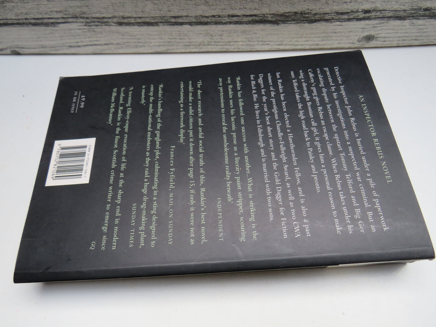 The Hanging Garden An Inspector Rebus Novel By Ian Rankin 1998 Author Signed