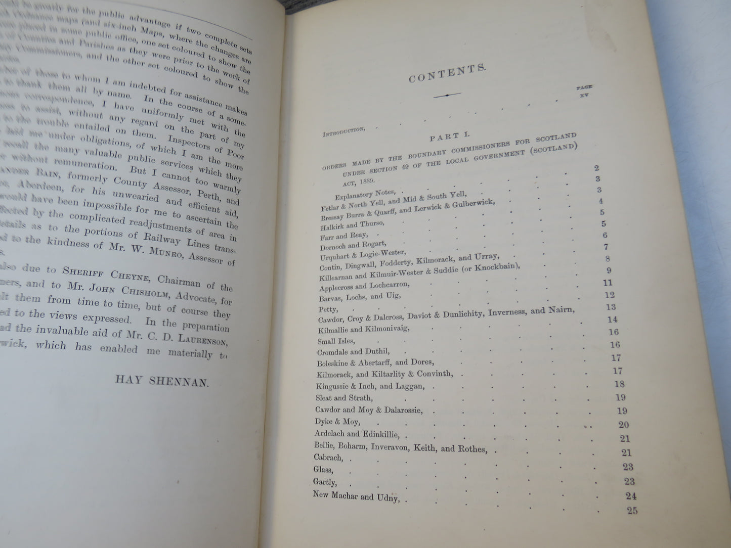Boundaries of Counties and Parishes In Scotland By Hay Shennan 1892