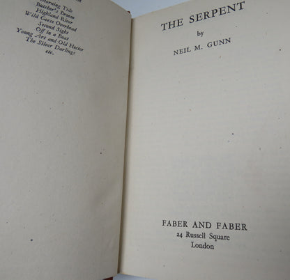 The Serpent by Neil M. Gunn, 1944 book image 3
