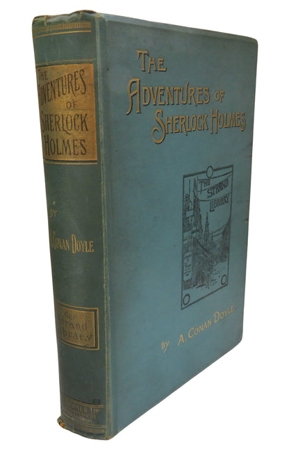 The Adventures of Sherlock Holmes By A. Conan Doyle 1892 1st Edition book front cover