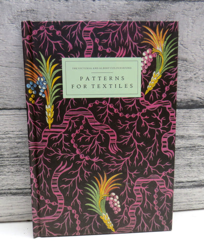 The Victoria and Albert Colour Books - Patterns For Textiles 1988 book front cover