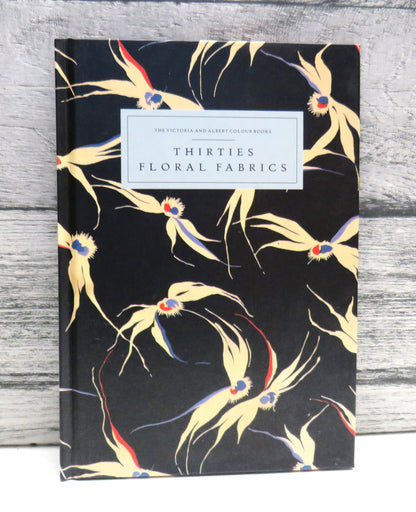 The Victoria and Albert Colour Books - Thirties Floral Fabrics 1988 book front cover