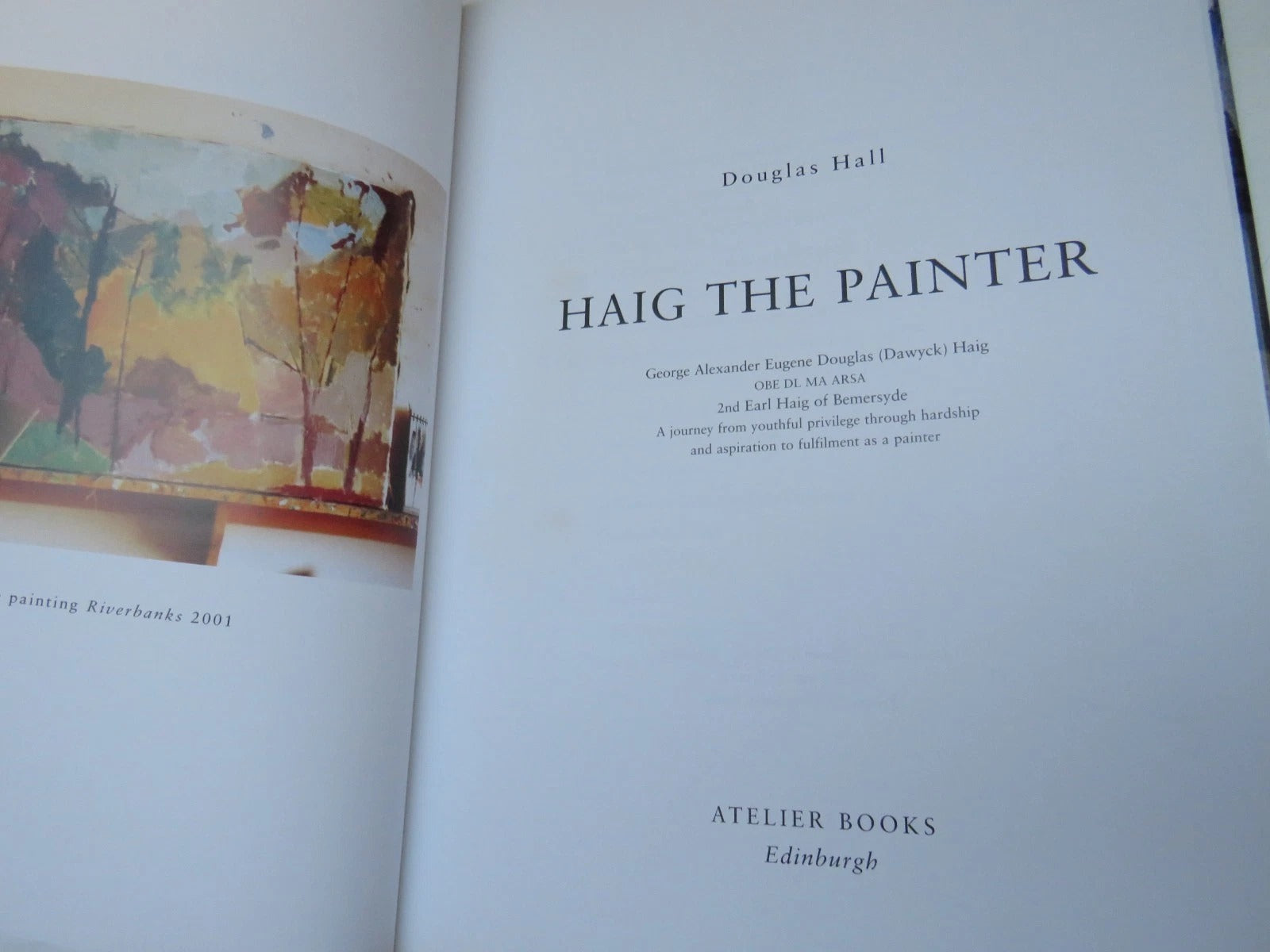 Haig The Painter by Douglas Hall, Book Image 3