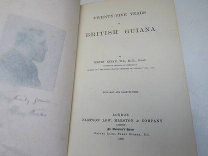 Twenty-Five Years in British Guiana by Henry Kirke (Travel & Colonial History Book, 1898) book image 4