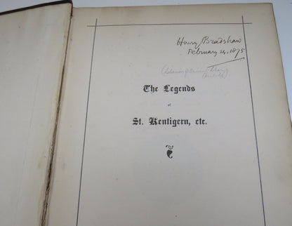 The Legends And Commemorative Celebrations Of St. Kentigern By The Rev William Stevenson 1874 book image 3