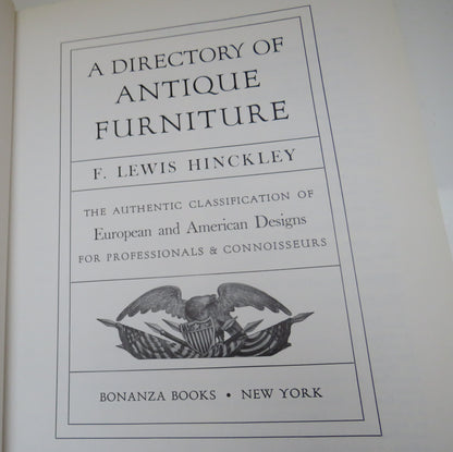 A Directory Of Antique Furtniture By F.Lewis Hinckley 1953 book image 4