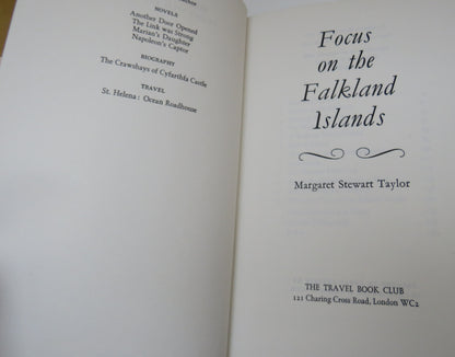 Focus On The Falkland Islands By Margaret Stewart Taylor 1971 book image 3