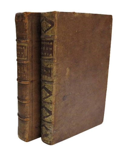 Epistolae Jacobi Quarti Jacobi Quinti Et Mariae Regum Scotorum Vol I & II 1722 book front cover