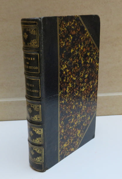 Oeuvres De Victor Hugo O'Des Et Ballades Les Orientales  Antique French Book book image 2