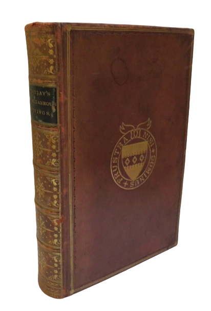 The Miscellaneous Writings and Speeches Of Lord Macaulay 1889 book front cover