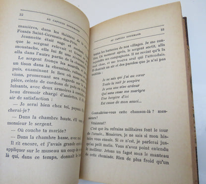 Au Capucin Gourmand By Henri Beraud 1925 Antique French Book book image 4