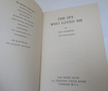 Load image into Gallery viewer, The Spy Who Loved Me By Ian Fleming 1962 Book Club Edition
