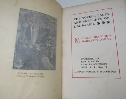The Novels, Tales and Sketches Of J.M. Barrie My Lady Nicotine Margaret Ogilvy 1896 book image 3