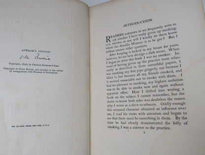 The Novels, Tales and Sketches Of J.M. Barrie My Lady Nicotine Margaret Ogilvy 1896 book image 4