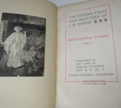 The Novels, Tales and Sketches Of J.M. Barrie Sentimental Tommy Part 1 1896 book image 4
