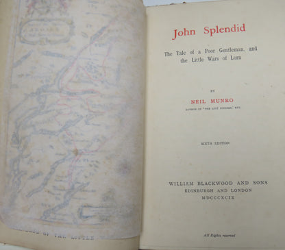 John Splendid The Tale Of A Poor Gentleman And Little Wars Of lorn By Neil Munro 1899 book image 3