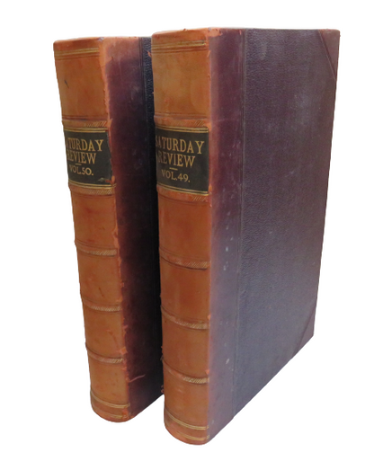 The Saturday Review Of Politics, Literature, Science and Art Volume 49 & 50 1880 book front cover
