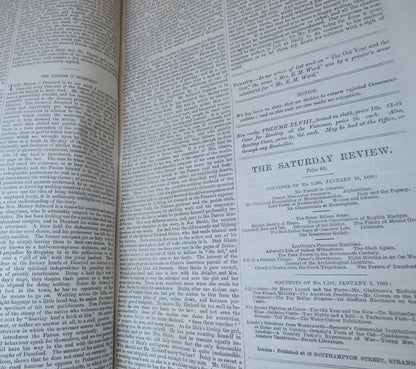 The Saturday Review Of Politics, Literature, Science and Art Volume 49 & 50 1880 book image 7